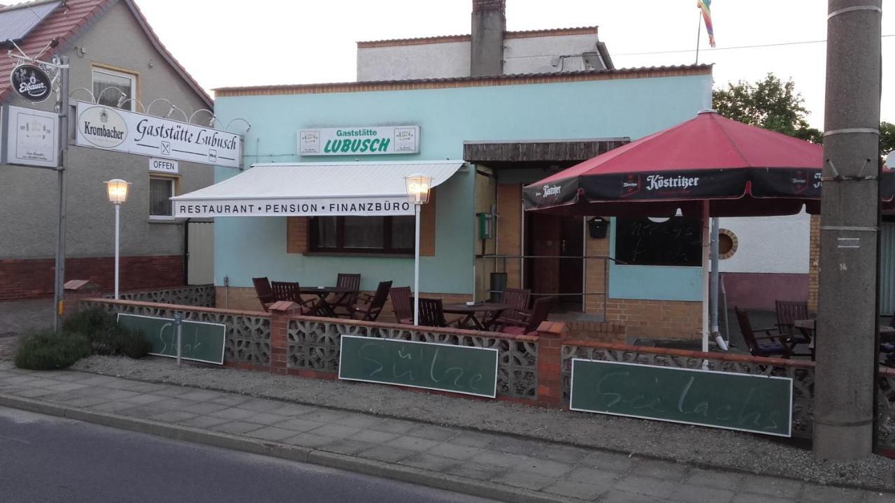 Restaurant Pension Lubusch Gahro Exterior foto