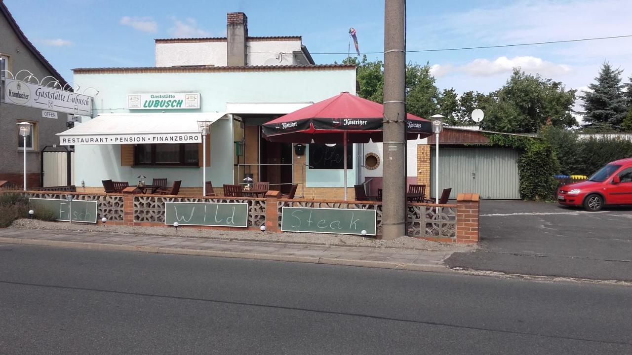 Restaurant Pension Lubusch Gahro Exterior foto